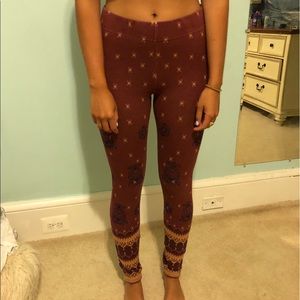 Free People Patterned Leggings!